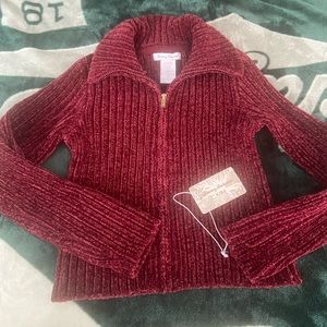 Tommy Bahama kids zip up sweater size 10/12